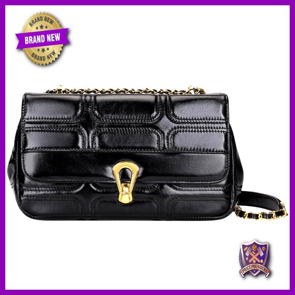 Quilted Leather Crossbody Purse Chain Shoulder Bag Women's Trendy Handbag